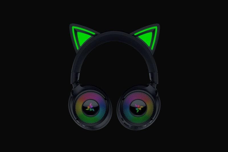 Casti Gaming Head-band RAZER Kraken Kitty V3 Pro, wireless, Negru