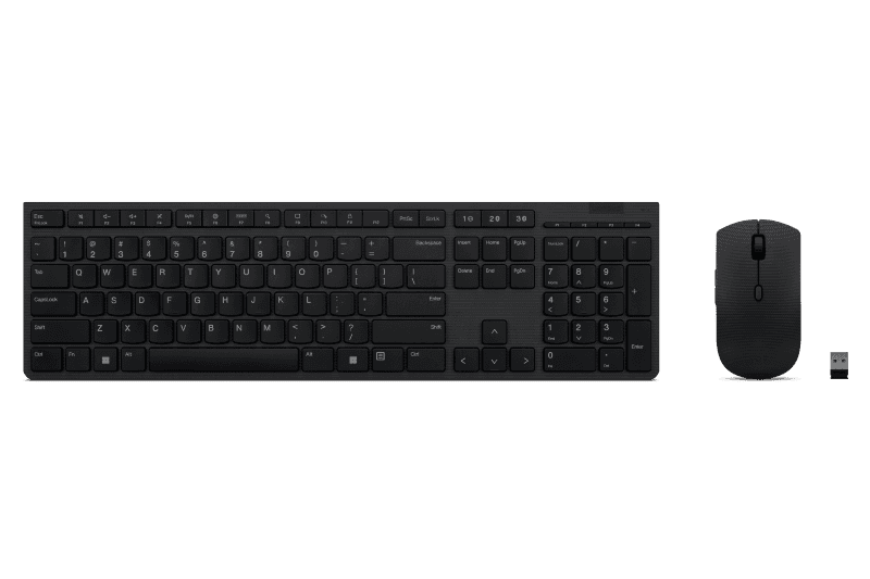 Lenovo Professional Wireless Rechargeable Combo Keyboard and Mouse - Overview