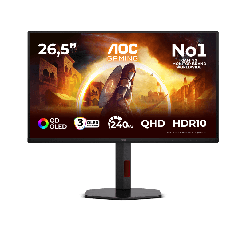 Monitor Gaming AOC Q27G4ZDR, 26.5", 2560 x 1440 pixeli, Black,