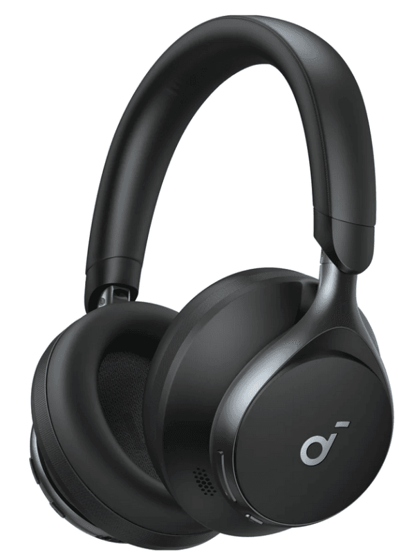 Casti Head-band Anker Soundcore Space One, Wireless, Noise-canceling, Negru