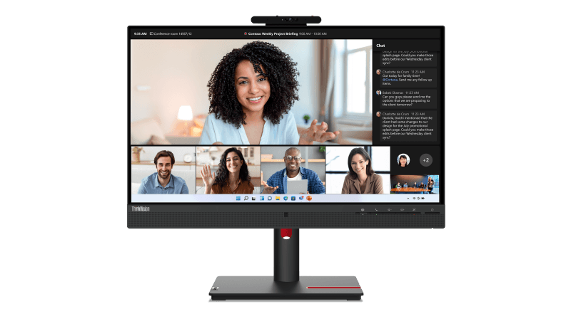 Monitor  LenovoThinkVision T24mv-30; 23.8"IPS, FHD (1920x1080), 16:9, Brightness: 250