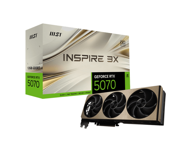 Placa video MSI GEFORCE RTX 5070, 12GB GDDR7, PCI Express