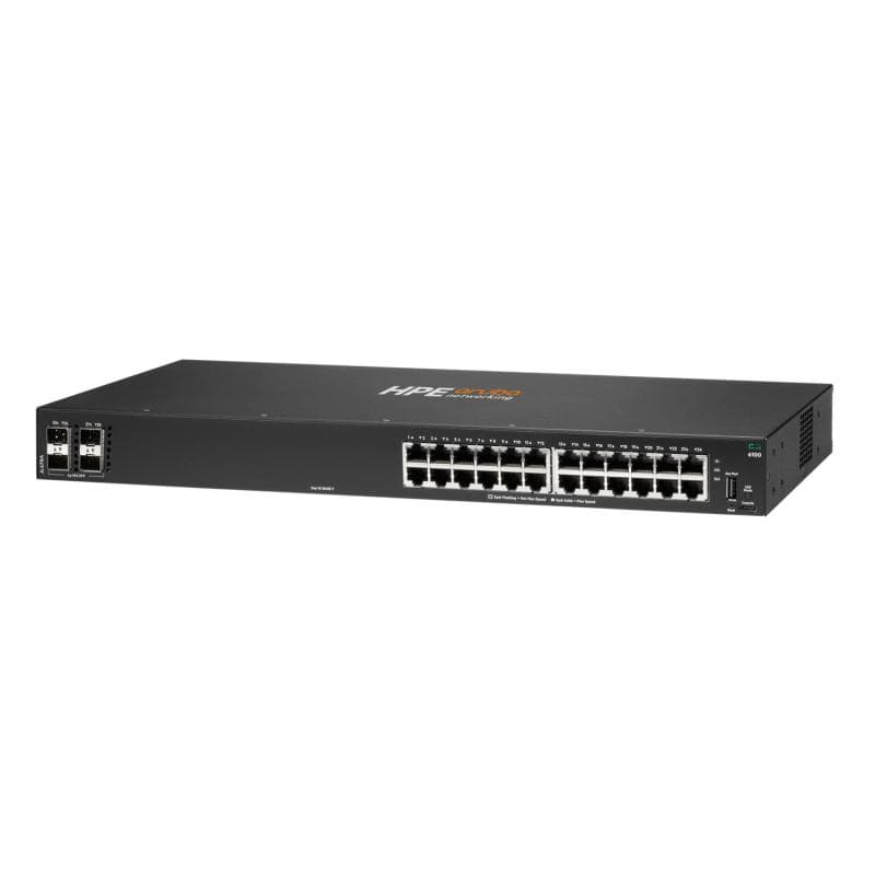 HPE Aruba Networking CX 6100 24G 4SFP+ Switch - 3