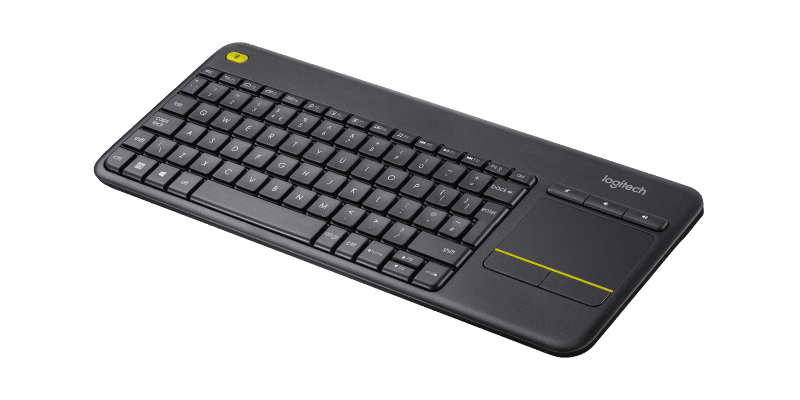 Tastatura wireless Logitech Touch K400 Plus, interfata USB, cu touchpad,