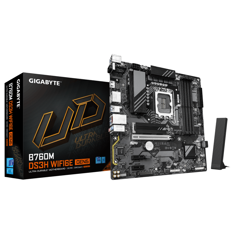 Placa de baza Gigabyte B760M DS3H WIFI6E GEN5, Socket 1700,