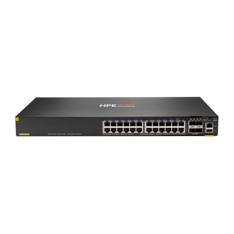 HPE Aruba Networking CX 6200F 24G Class4 PoE 4SFP+ 370W - 2