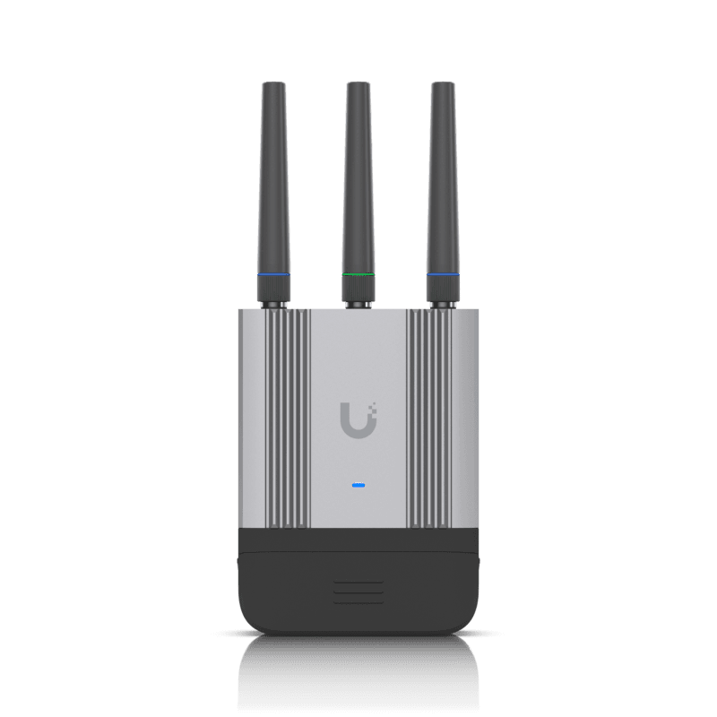 Ubiquiti UMR-Industrial. Router rețea celulară, Negru, Gri, Material carcasă: Aluminiu,