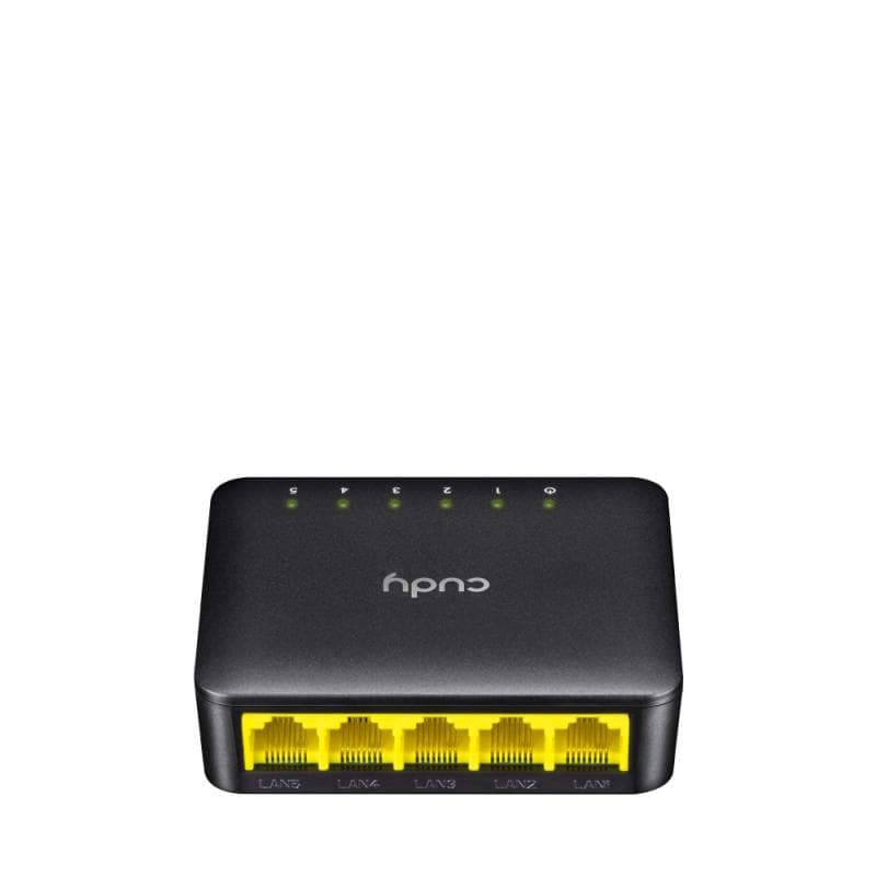 CUDY 5-Port Gigabit Desktop Switch, 5 10/100/1000M RJ45 Ports, IGMP
