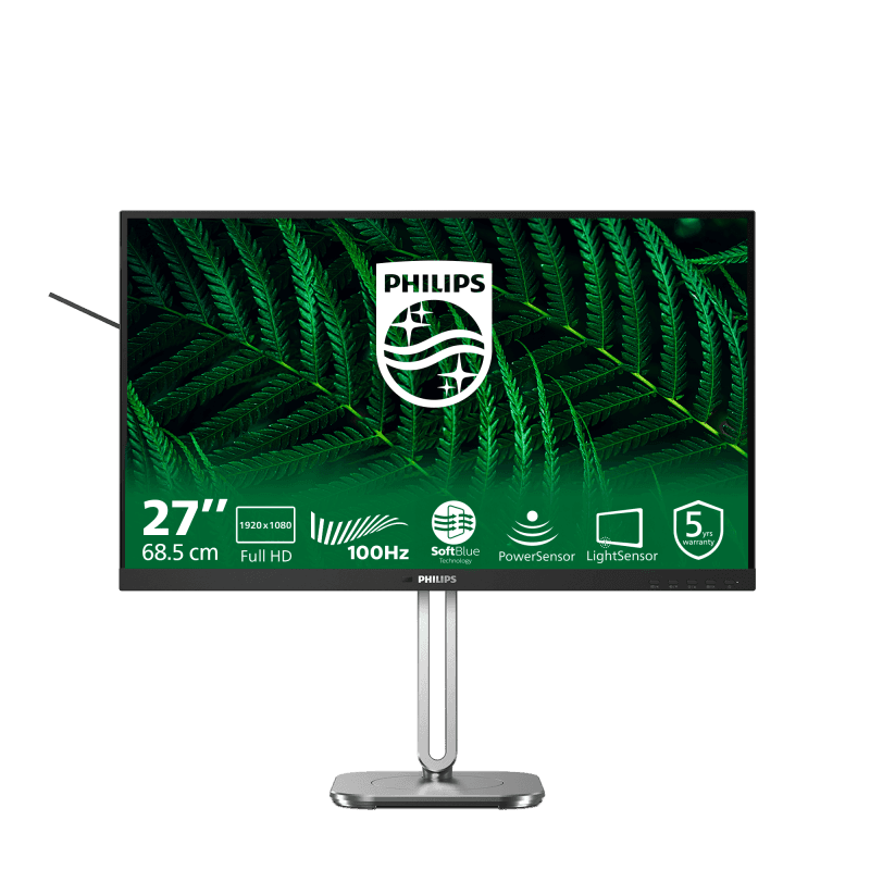 Monitor Philips 27" 27B2G5200/00, Diagonal (inch): 27, Diagonal (cm): 69,