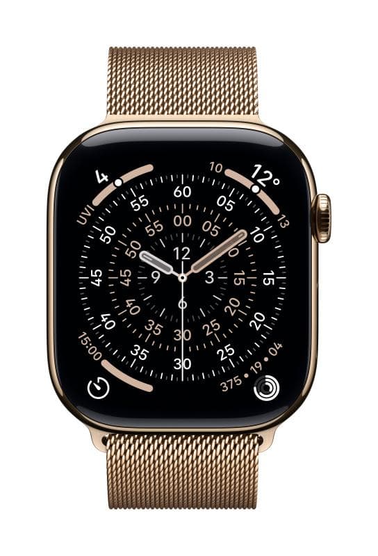 Apple Watch 46mm Gold Milanese Loop - S/M