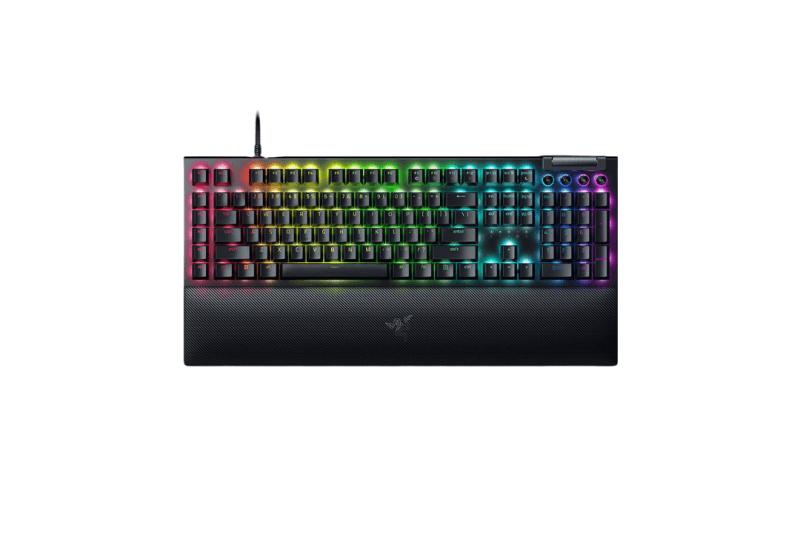 Tastatura mecanica gaming BlackWidow V4 (Yellow Switch), taste ABS, layout