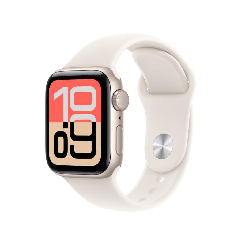 Apple Watch SE 3 GPS 40mm Starlight Aluminium Case with Starlight Sport