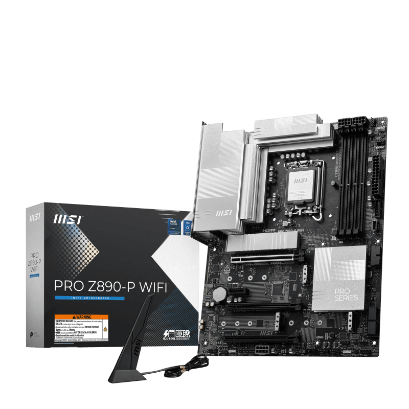 Placa de baza MSI PRO Z890-P WIFI, Socket 1851, DDR5,