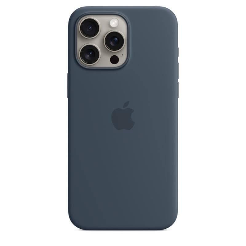 iPhone 15 Pro Max Silicone Case with MagSafe - Storm