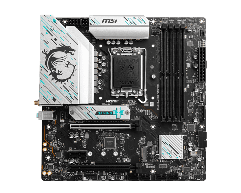 Placa de baza MSI B760M GAMING PLUS WIFI, Socket 1700,