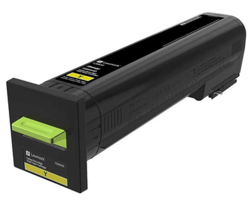LEXMARK 72K0X40 laser toner galben de capacitate mare,  22