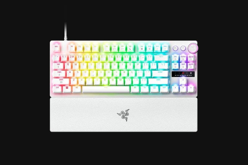 Tastatura mecanica Razer Huntsman V3 Pro Tenkeyless 2025 8K, iluminare