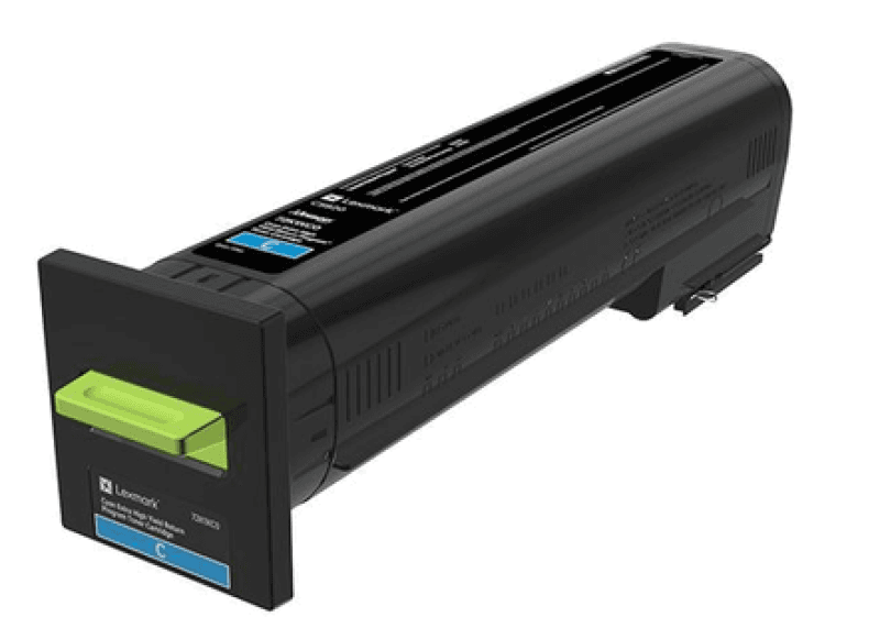LEXMARK 72K2XC0 laser toner,culoare cyan,return program  ,capacitate mare 22