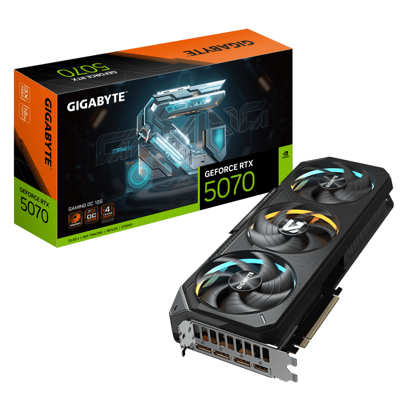 Placa video Gigabyte GeForce RTX 5070, 12GB GDDR7, PCI Express