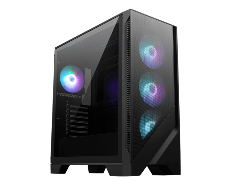 Carcasa MSI MAG Forge 320R AIRFLOW, RGB, Micro Tower, Black