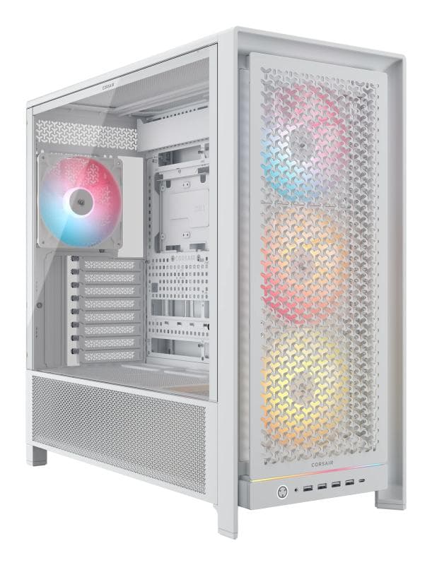 Carcasa CORSAIR FRAME 5000D RS ARGB, Mid Tower, White