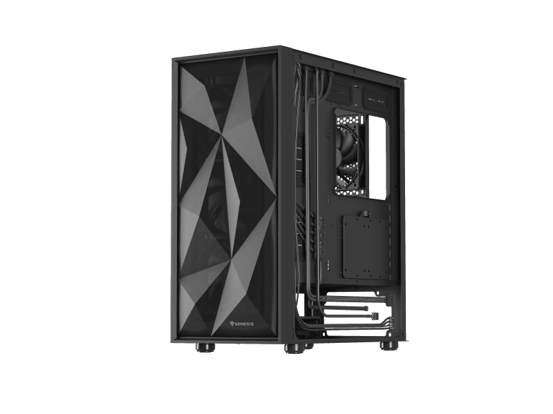 Carcasa GENESIS Diaxid 605F, Mid Tower, Black