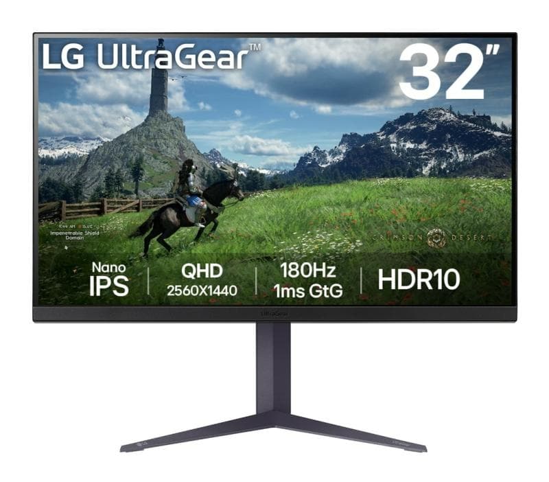 Monitor LG 31.5" 32GS85Q-B.AEU, Diagonal (inch): 31.5, Diagonal (cm): 80,