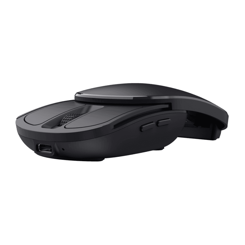 Mouse Trust Zylo Pocket Foldable, rezolutie maxima 2400 DPI, negru