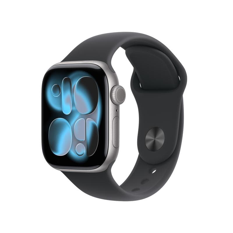 Apple Watch Series 11 GPS 42mm Space Grey Aluminium Case with Black Sport