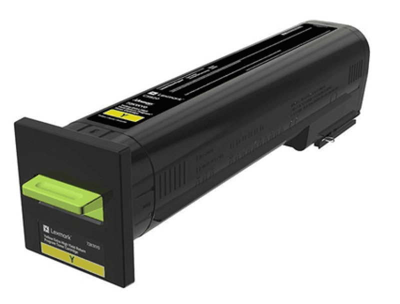 LEXMARK 72K2XY0 toner laser,culoare galben, return program  ,capacitate mare