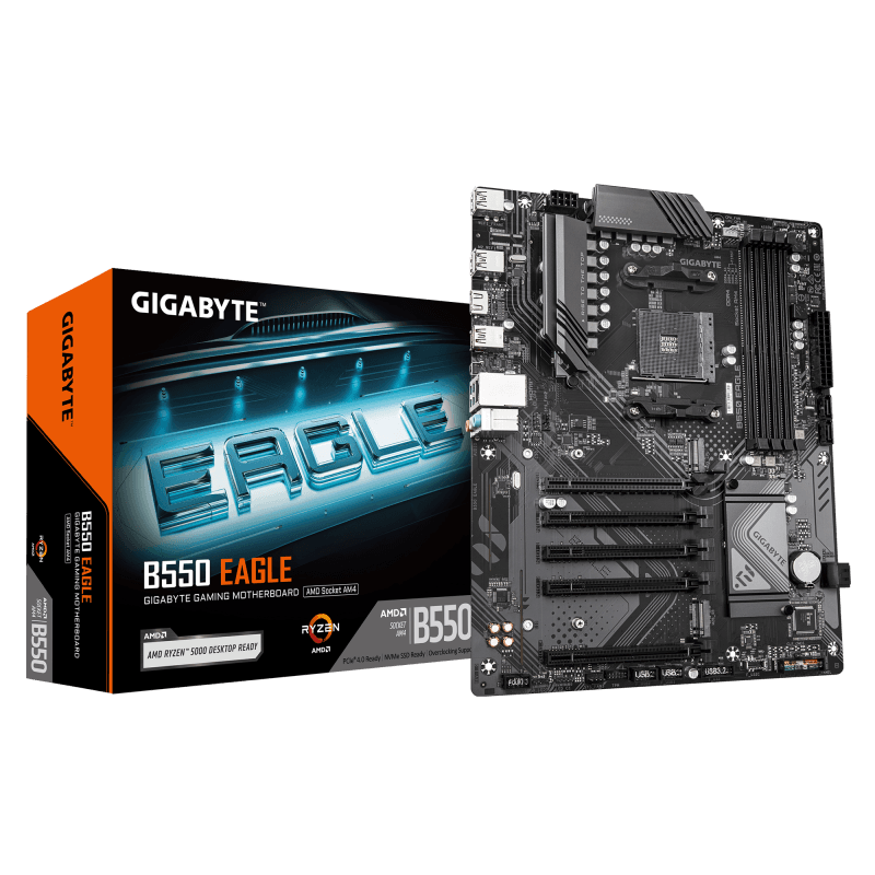 Placa de baza Gigabyte B550 EAGLE, Socket AM4, DDR4, ATX
