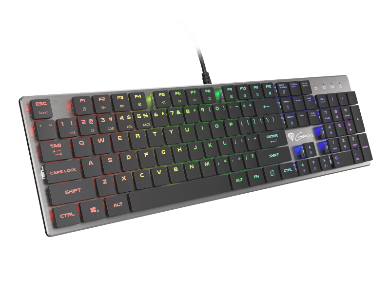 Tastatura gaming mecanica cu fir Genesis Thor 420 , iluminare