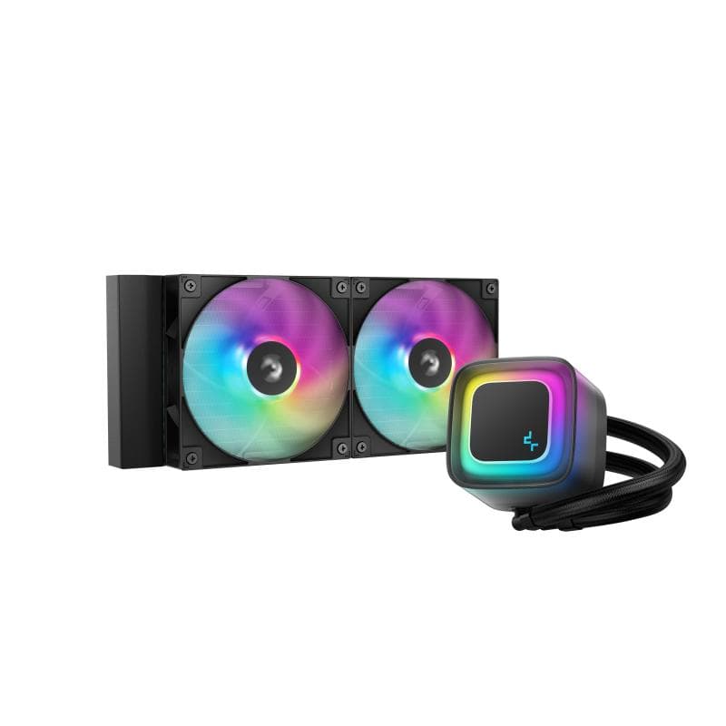Cooler Procesor DEEPCOOL LE240 V2 ARGB NEGRU, marime radiator 282mm,