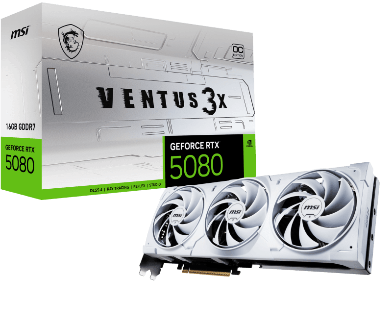 Placa video MSI GeForce RTX 5080, 16GB GDDR7, PCI Express