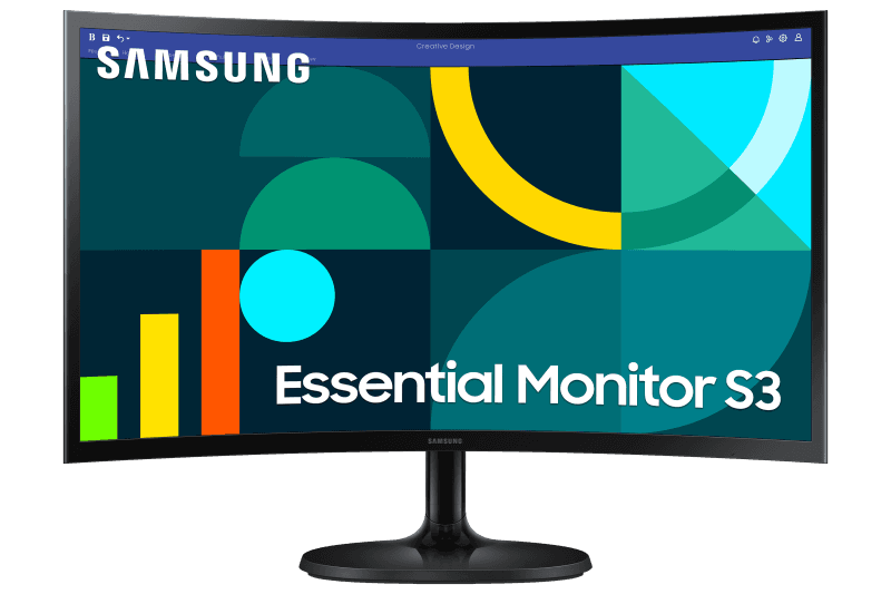 Monitor Samsung 24" LS24D360GAUXEN, Curvature: 1800R, Diagonal (inch): 24, Diagonal