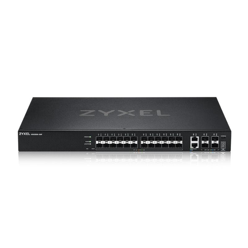 XGS2220-30F, L3 Access Switch, 24x1G SFP, 2x10mG RJ45, 4x10G SFP+