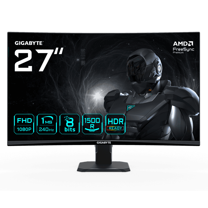 GIGABYTE GS27FC2. Display diagonal: 68.6 cm (27"), Display resolution: 1920