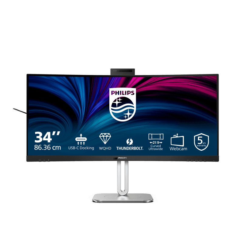 Monitor Philips 34" 34B2U6603CH/00, Curvature: 1500R, Diagonal (inch): 34, Diagonal