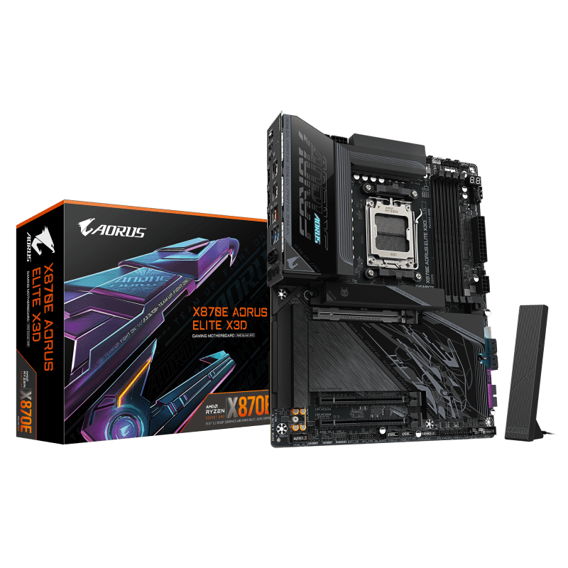 Placa de baza Gigabyte X870E AORUS ELITE X3D, Socket AM5,
