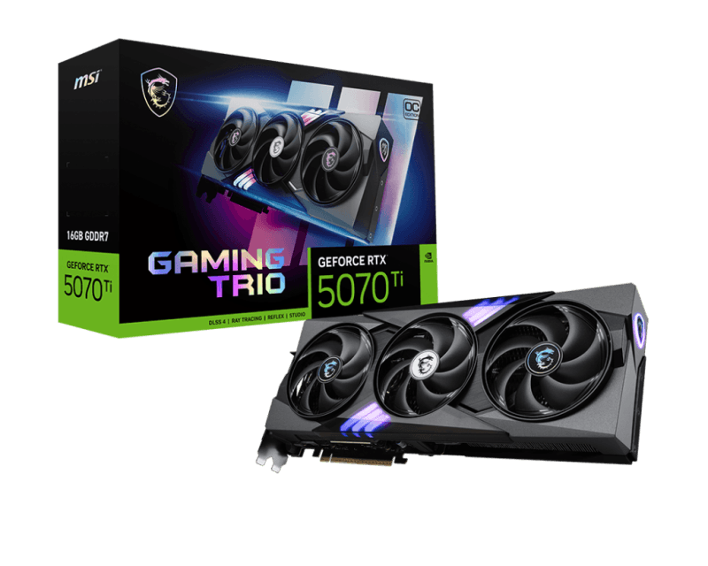 Placa video MSI GEFORCE RTX 5070 TI, 16GB GDDR7, PCI