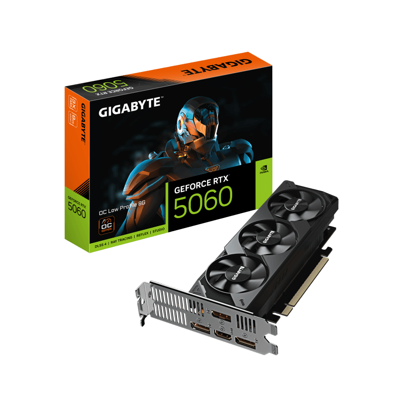Placa video Gigabyte GEFORCE RTX 5060 OC LOW PROFILE, 8GB