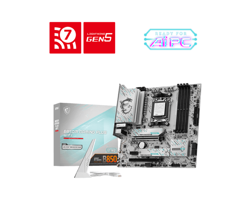 Placa de Baza MSI B850M GAMING PLUS WIFI AM5, 4x