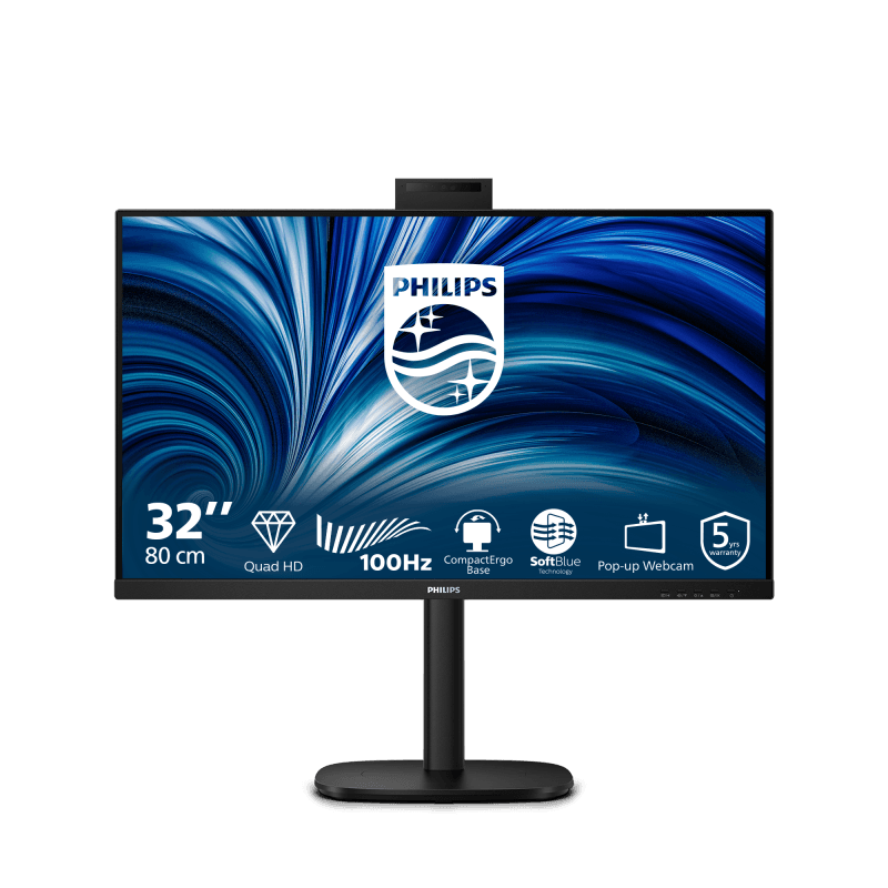 Monitor Philips 31.5" 32B2U3601H/00, Diagonal (inch): 31.5, Diagonal (cm): 80,