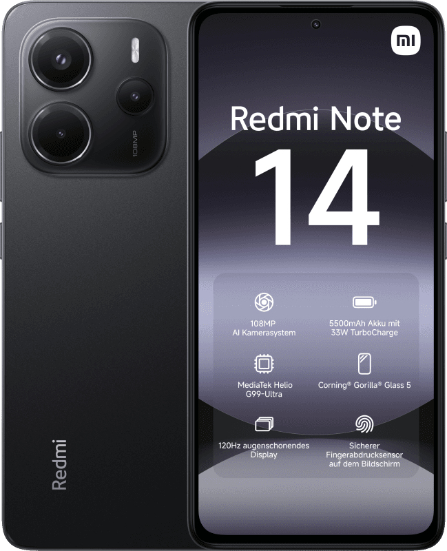 Telefon XIAOMI Note 14, Hybrid SIM, 6 GB RAM, 128