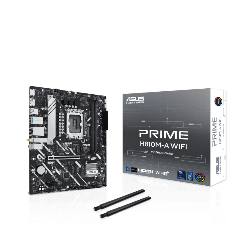 Placa de baza ASUS PRIME H810M-A WIFI, Socket 1851, DDR5,