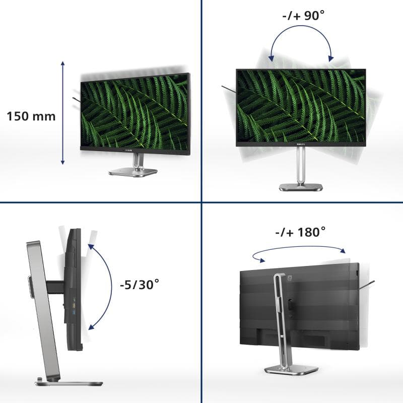 Monitor Philips 27" 27B2G5500/00, Diagonal (inch): 27, Diagonal (cm): 69,