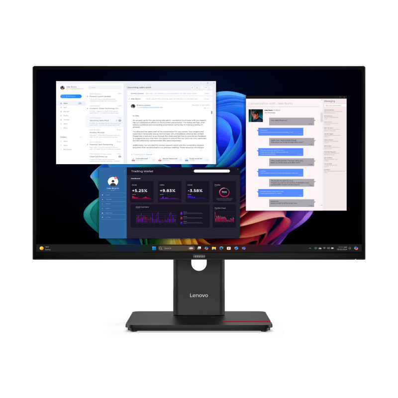 Lenovo ThinkVision T27UD-40. Display diagonal: 68.6 cm (27"), Display resolution: