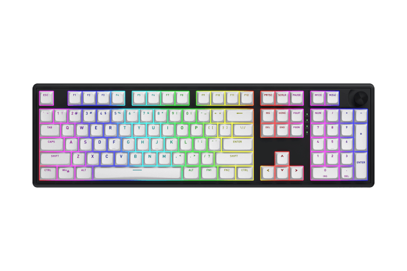 Tastatura wireless Hator Skyfall 100, interfata 2.4GHz, BT5.3, USB, polling