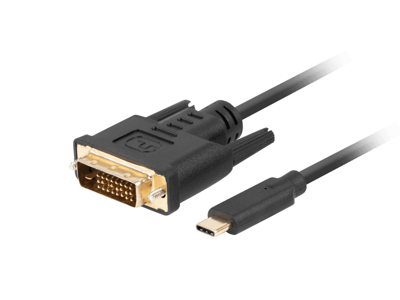 Cablu USB-C(M)  DVI-D(24+1)(M) 3 m negru