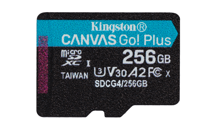 Card de Memorie MicroSDXC Kingston256GBCanvas GO PlusFara Adaptor